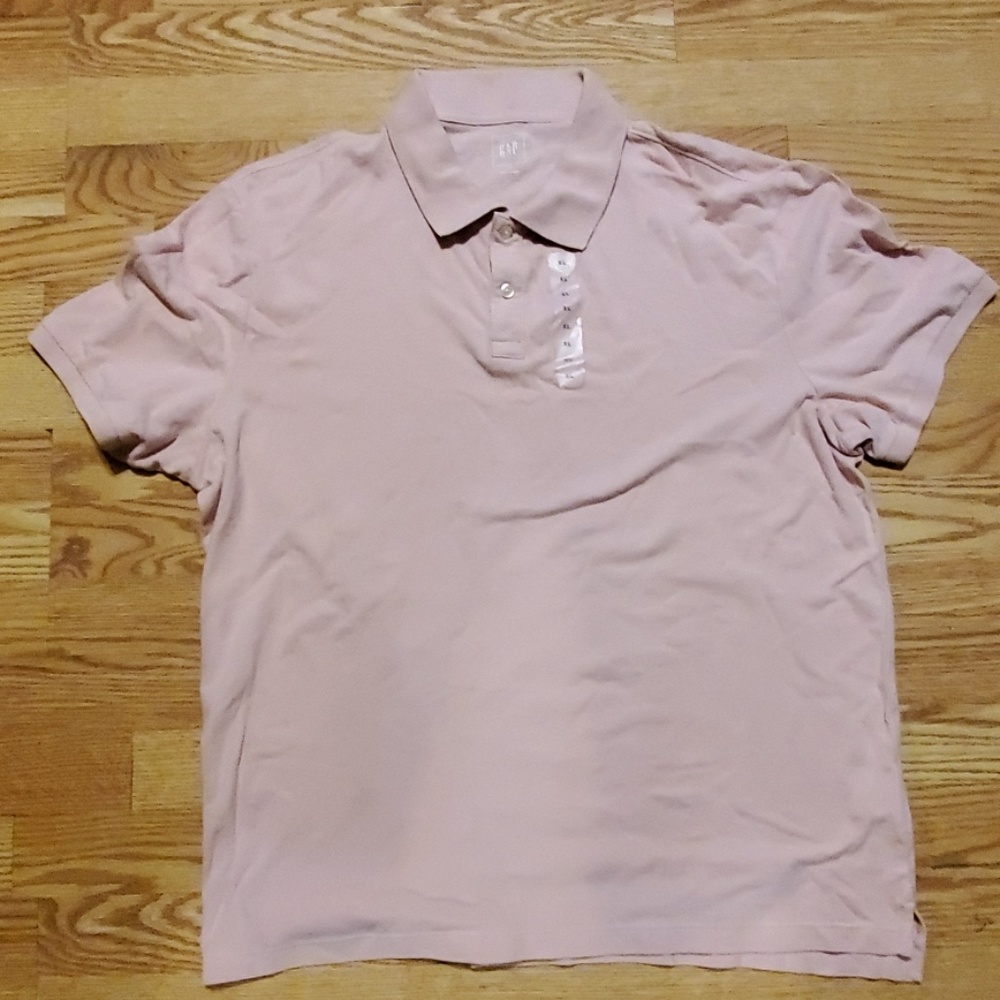 Gap Pink Polo Shirt XL